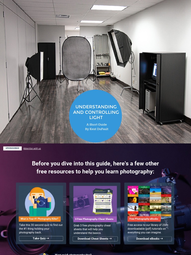 Understanding and Controlling Light | PDF | Flash (Photography) | Light