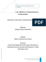 Actividad 1 Indicadores de Calidad