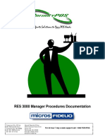 Micros 3700 Manager Procedures Reference Guide