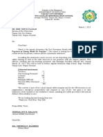 BFP-DRRM Letter of Request