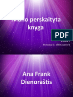 Ana Frank Knygos Dienorastis Pristatymas (Mokslobaze - LT)