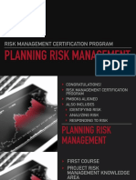 Planning Risk Management