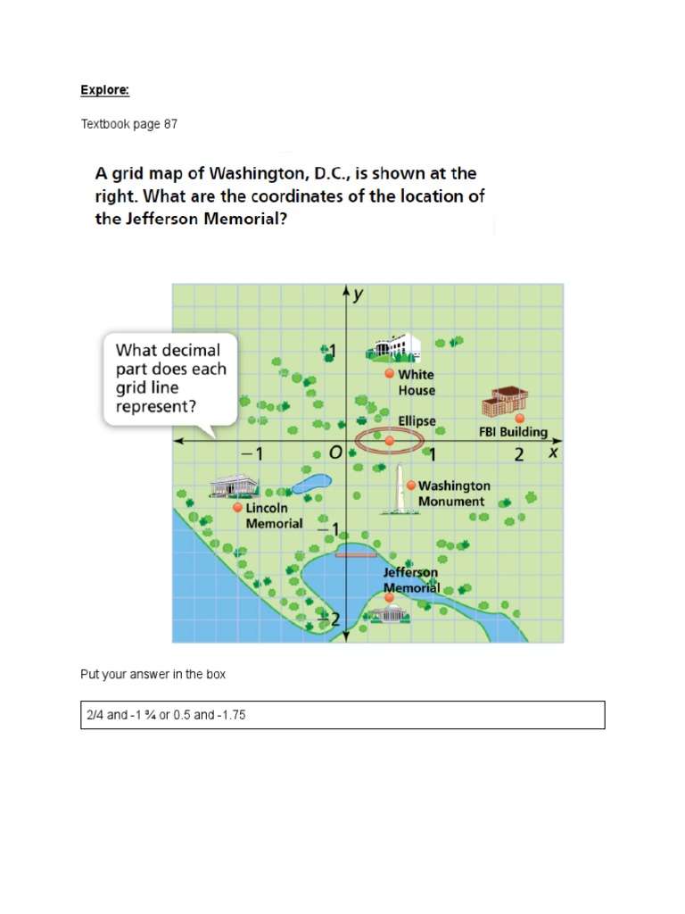 Represent Rational Numbers On The Coordinate Plane | PDF