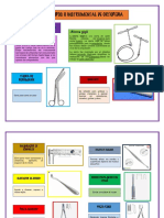 Instrumental y equipos de ortopedia para cirugía ósea