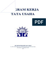 Program Kerja Tata Usaha MI Muhammadiyah 1 Beji 2022