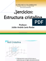 Estructura cristalina y cálculos