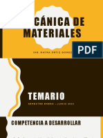 Mecánica de Materiales LINEAMIENTOS Ene Jun 23