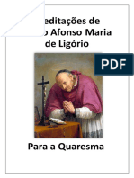 Meditações de Santo Afonso Maria de Ligório para A Quaresma - 2023