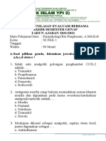 SOAL UKK Farmakologi FKK1