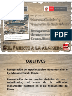 Ministerio de Vivienda, Construcción y Saneamiento. Proyecto Del Puente A La Alameda - Rímac Renace