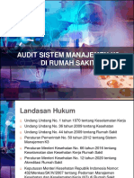 Materi Penerapan Audit SMK3 Di Rumah Sakit