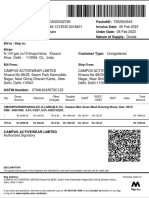 Bill To / Ship To:: Qty Gross Amount Discount Other Charges Taxable Amount CGST SGST/ Ugst Igst Cess Total Amount