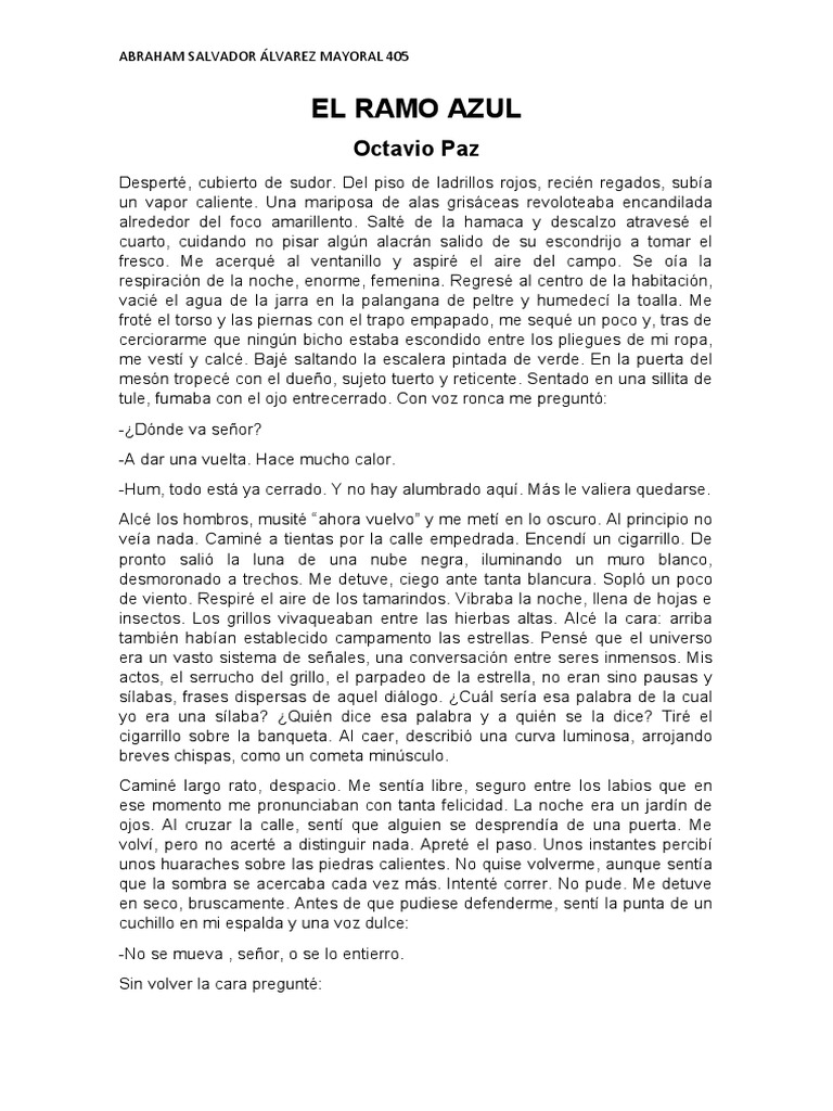 El Ramo Azul | PDF