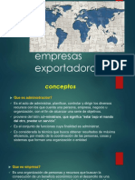 PRESENTACION de Empresas Exportadoras