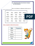 Tarea de Tabla de Frecuencias