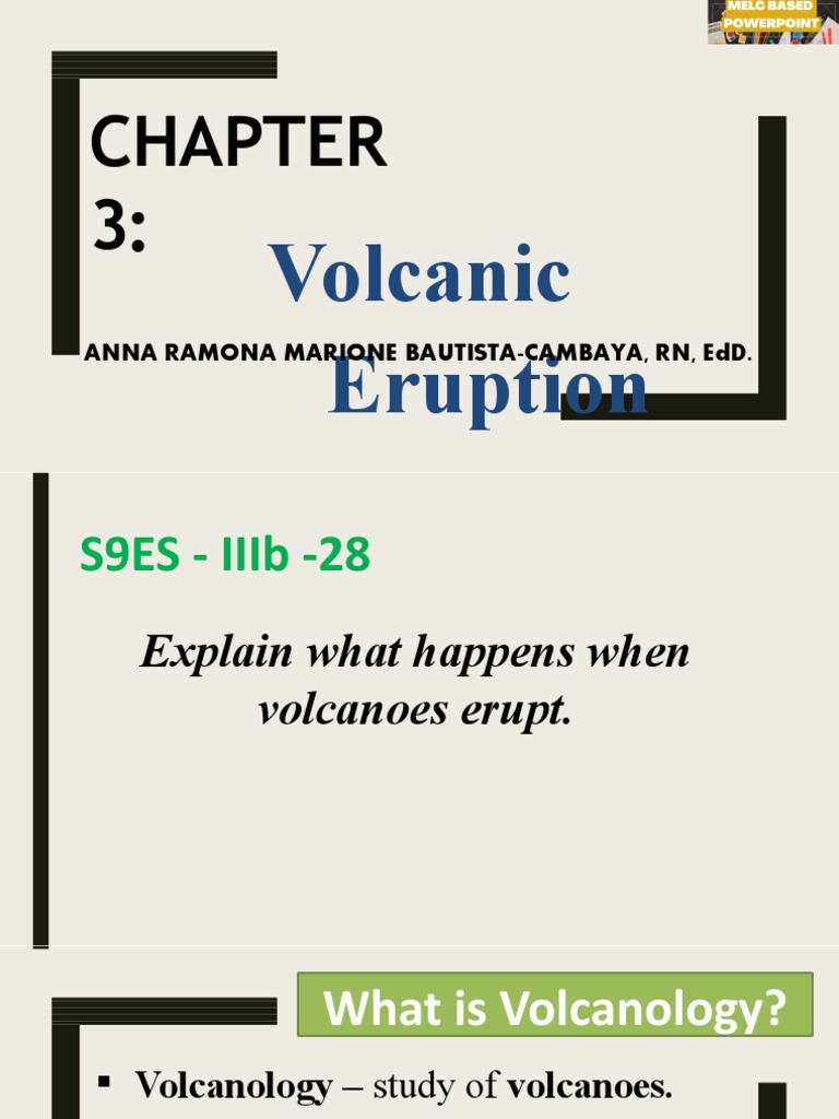 G9 Science Q3 - Week 2 - How Volcanoes-Erupt | PDF | Volcano | Types Of ...
