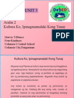 ESP 4 PPT Q3 - Aralin 2 Kultura Ko, Ipinagmamalaki Kong Tunay