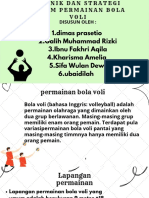 TEKNIK DAN STRATEGI BOLA VOLI