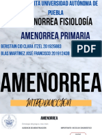 Amenorrea Primaria