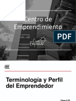 3 Terminología y Perfil Del Emprendedor