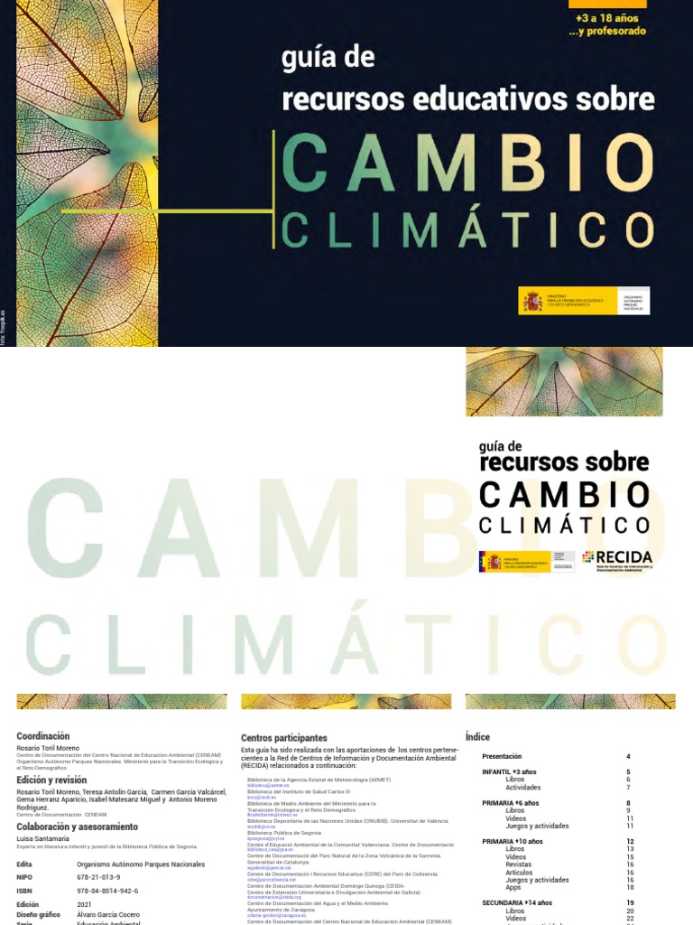 Guía de Recursos sobre Cambio Climático | PDF | Entorno natural | Tierra