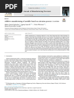 Additive Manufacturing of Metallic Based On Extrusion Process - A Review