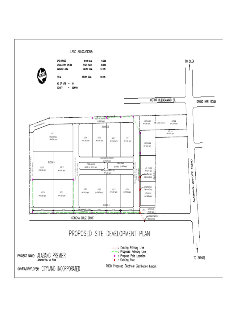 Subdivision Electrical Layout Plan | PDF