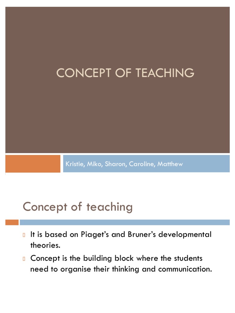 Concept of Teaching (1)