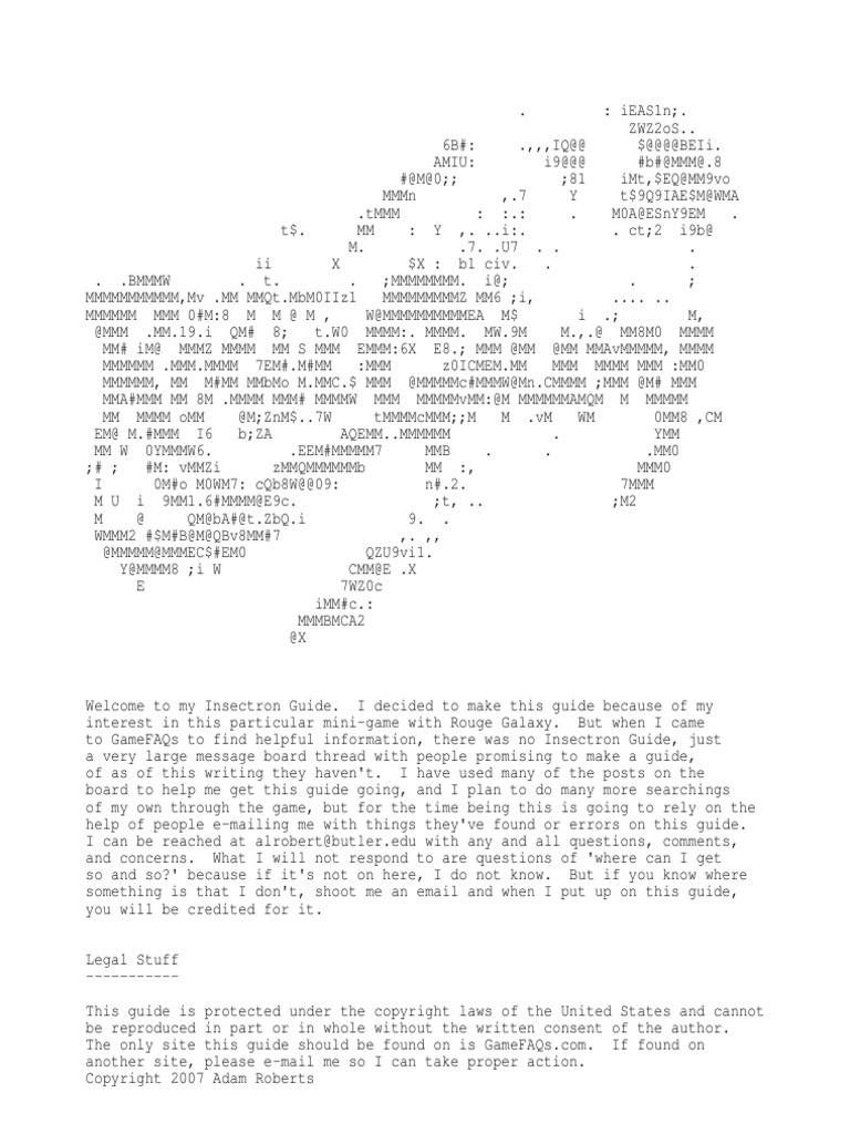 Rogue Galaxy Insectron | PDF | Business | Nature