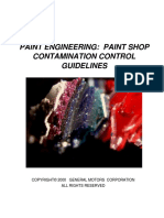 Paint Shop Contamination Control Guidelines