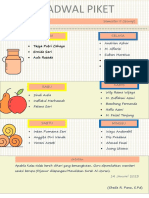 Jadwal Piket II Ulya