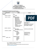 Sportfest Programme