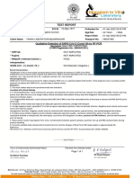 Qualitative Detection of Sars-Cov-2 (Covid-19) by RT-PCR: Test Report