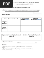 Employee Shift Swap Request Form | PDF