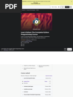 Learn Python UDEMY