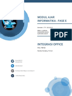 Modul Ajar Informatika - Fase E: Integrasi Office