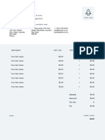 In Invoice Template PDF