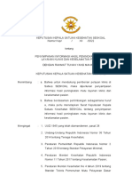 SK Penyimpanan Informasi Hasil Playanan Klinis