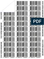 10 in 1 Coffee Case Barcode Latag