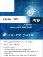 Pac M41: Tips: by #Teambangi 16 September 2020 (Rabu) The Barns, Tamarind Square, Cyberjaya