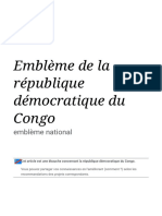 Emblème de La République Démocratique Du Congo - Wikipédia