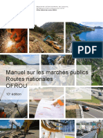 Manuel Sur Les Marchés Publics Routes Nationales OFROU - 10e Édition