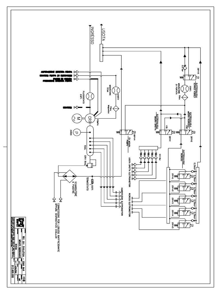 Schema Idraulico TEC201 EVO 2016 | PDF
