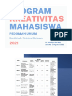 Pedoman Penulisan PKM Kewirausahaan