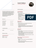 Communication Studies - Resume