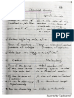 Chemical Kinetics Remedial Notes