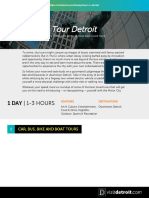 Itinerary Tours in Detroit