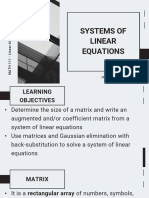 1.3.-1.4. Systems of Linear Equations