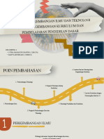 Landasan Perkembangan Ilmu Dan Teknologi Dalam Pengembangan Kurikulum Dan Pembelajaran Pendidikan Dasar