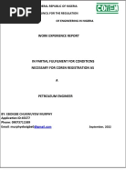 COREN Certificate of Experience Form | PDF | Technology & Engineering